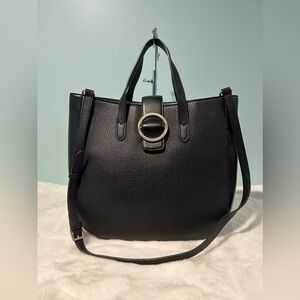 Folli Follie 2way Bag in Black Leather.